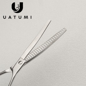 7.5 inch curved chunker scissors Professional pet grooming scissors Japan 440C steel